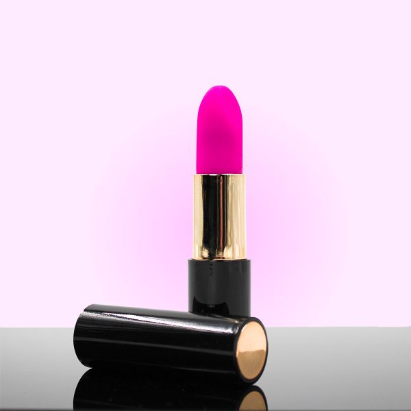 Mini Vibrador Batom Massageador USB Recarregavel Silencioso Cor:Rosa - Imagem 3