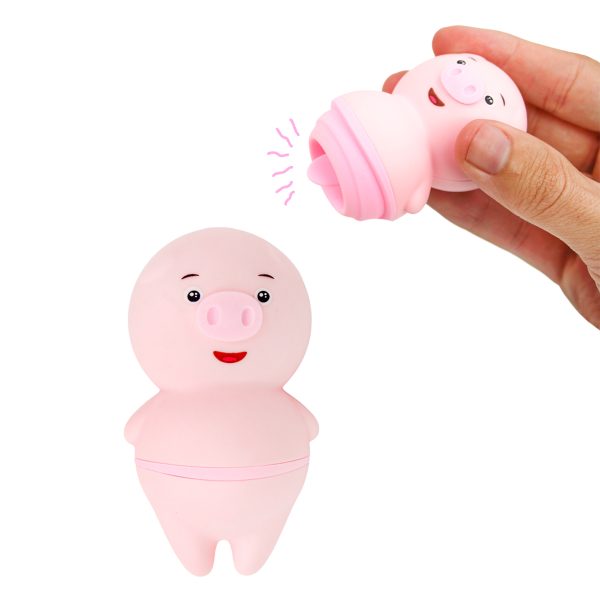 Vibrador Porquinho Linguinha Massageador Clitoris USB Bateria Recarregavel - Imagem 2