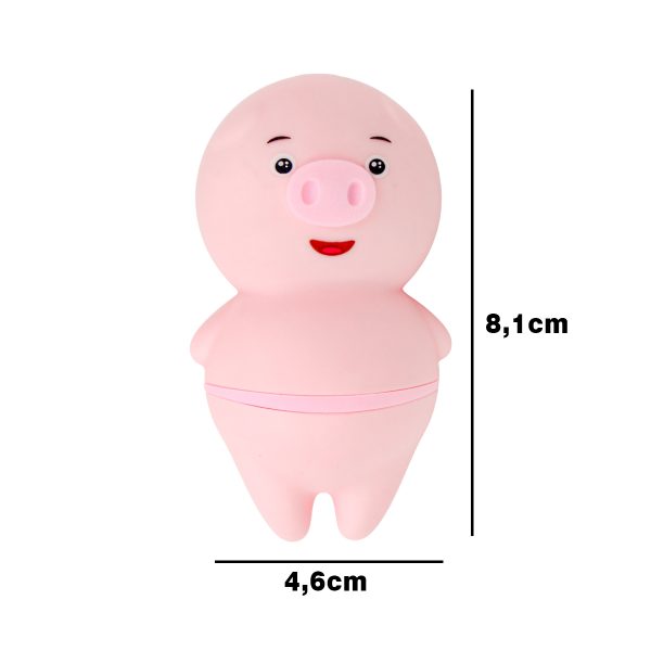 Vibrador Porquinho Linguinha Massageador Clitoris USB Bateria Recarregavel - Imagem 7