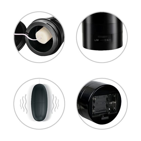 Masturbador Masculino Vagina Cyberskin Vibrador Formato Lanterna - Imagem 5