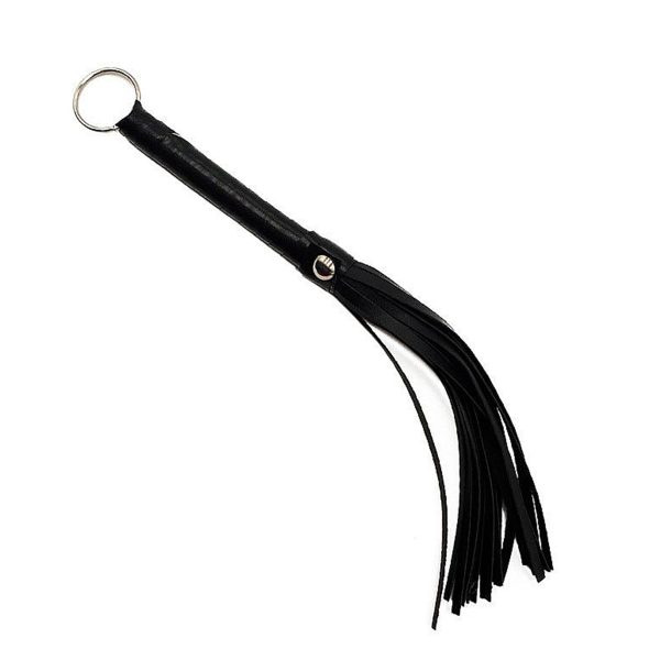 Chicote Chibata Erótico De Luxo Bondage BDSM 30cm Cor:Preto - Imagem 3