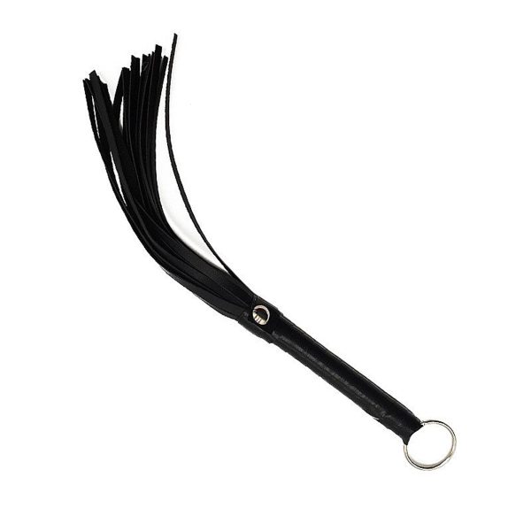 Chicote Chibata Erótico De Luxo Bondage BDSM 30cm Cor:Preto - Imagem 2