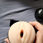 Masturbador Masculino Vagina Cyberskin Vibrador Formato Lanterna photo review