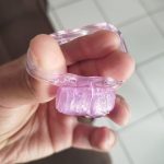 Anel Peniano com Vibrador Borboleta Super Flexível - Roxo photo review